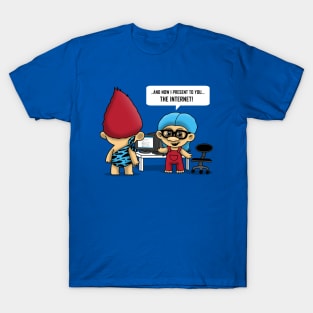 Funny Internet Cute Troll Trolls 80's Cartoon T-Shirt